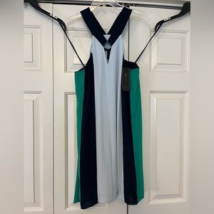 Women’s BCBG Maxazria halter dress.